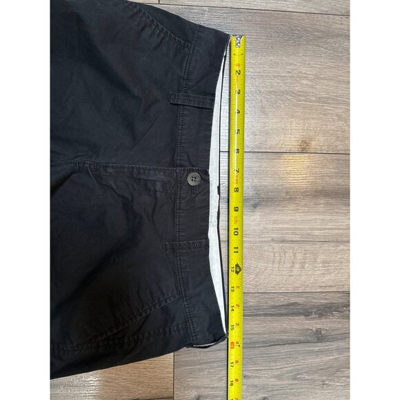 Old Navy Black Jack Womens Cotton/Spandex Shorts Size 4 Regular Fit Button Closu - Picture 5 of 8